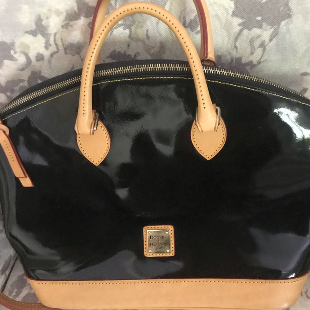 Dooney and Bourke Black Patent Handbag